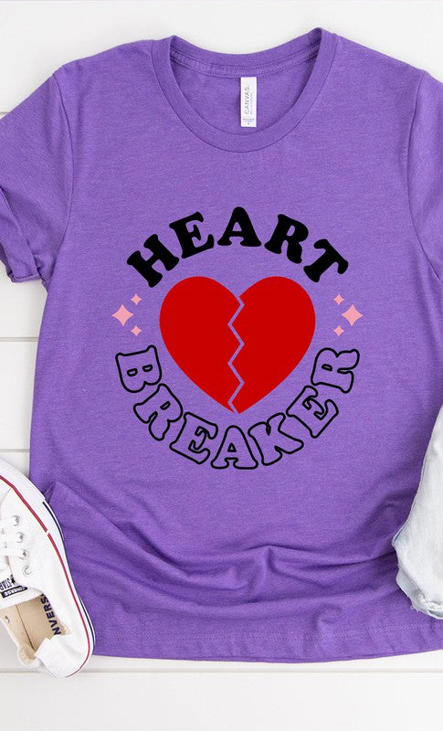 Retro Heart Breaker Graphic Tee PLUS