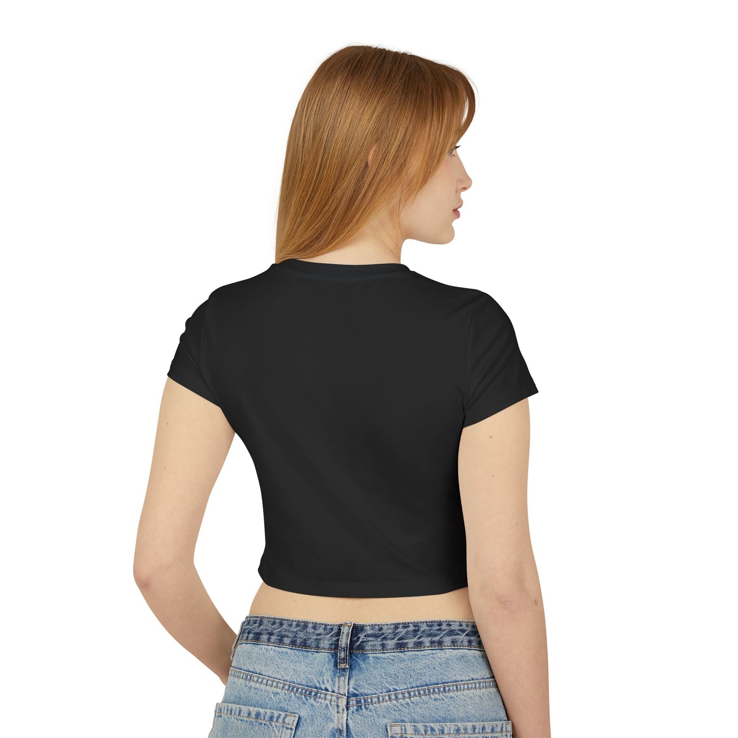 "I'm Not a Porn Star" Retro Baby Tee – Feminine, Bold & Stylish