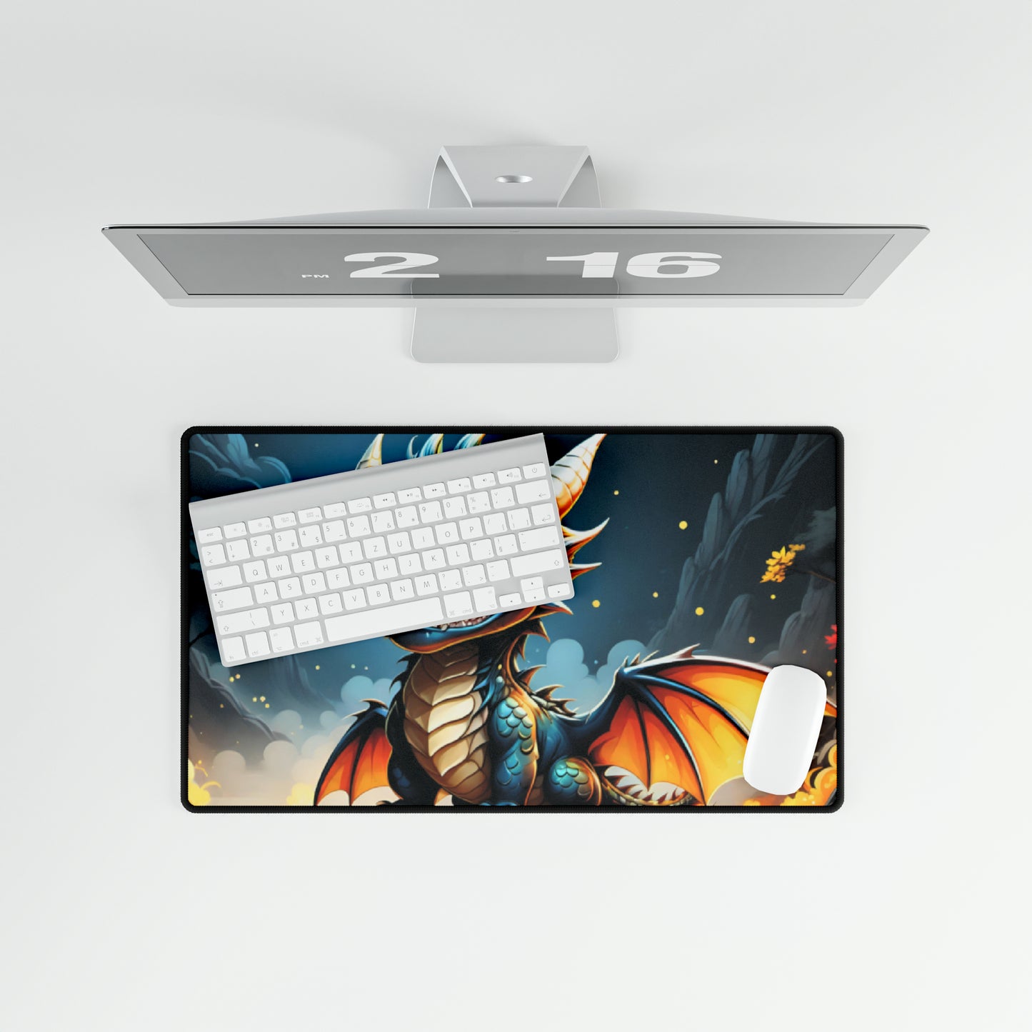 Tiny Sprite Dragon Mousepad / Deskmat