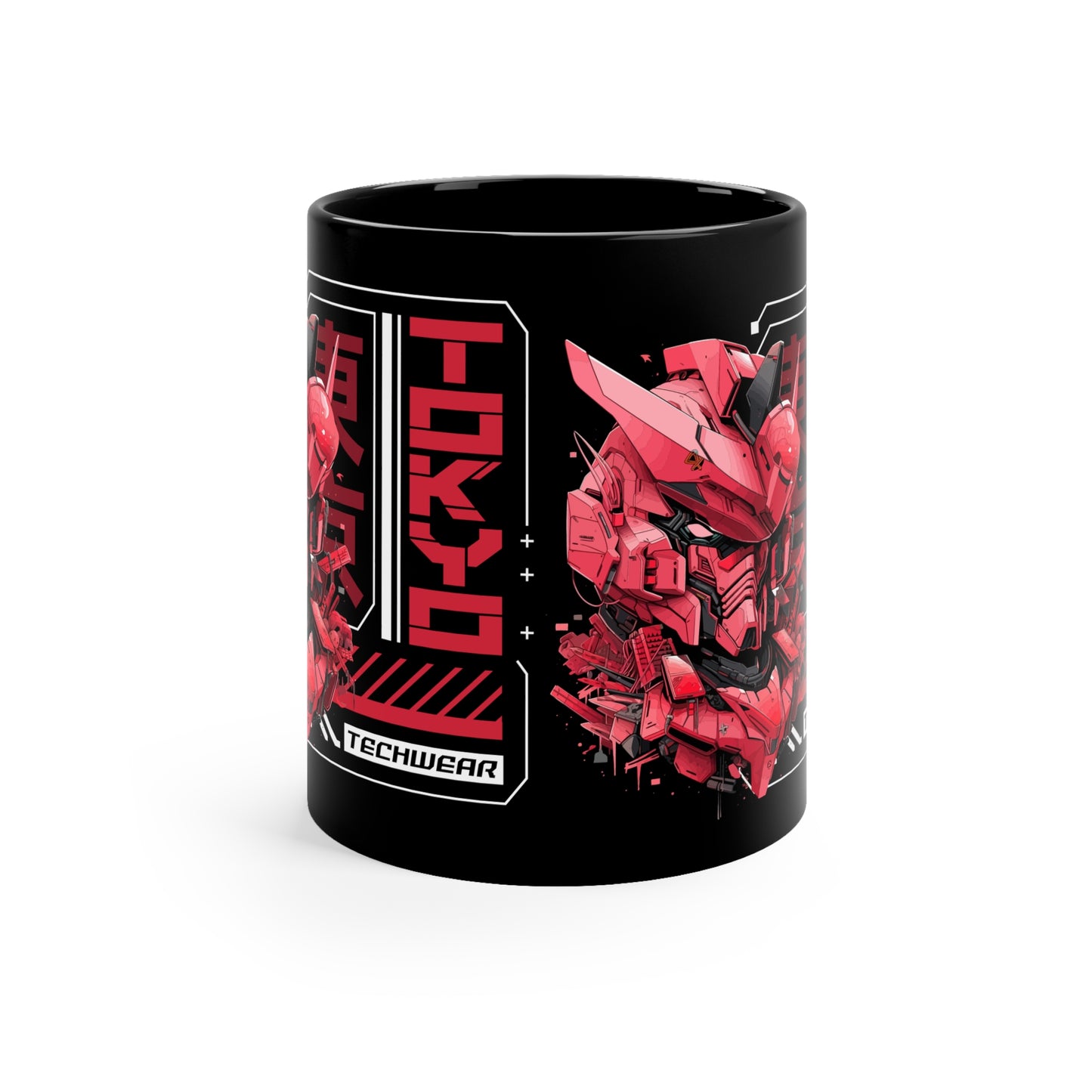 Tokyo Mech 11oz Black Mug