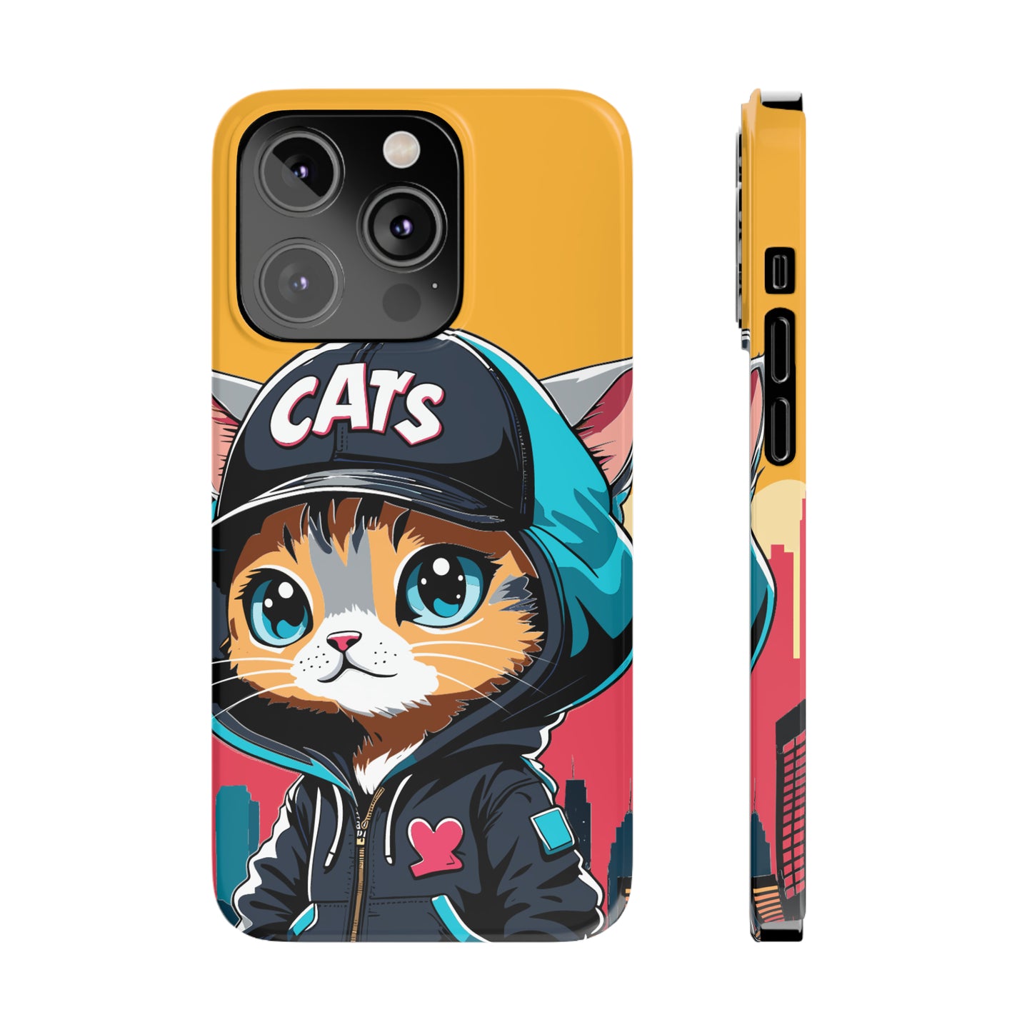 Street Cat Slim iPhone 15-13 Cases