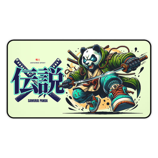 Samurai Panda Desk Mat Mousepad