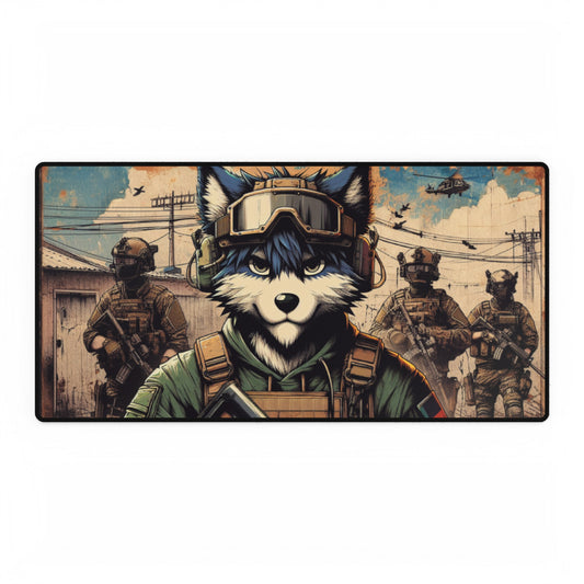 Dogs of War Desk Mat & Mouse Pad