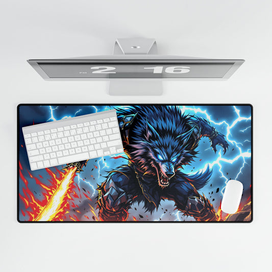 Fierce Wolf Mouse Pad Desk Mat Gamer Gear
