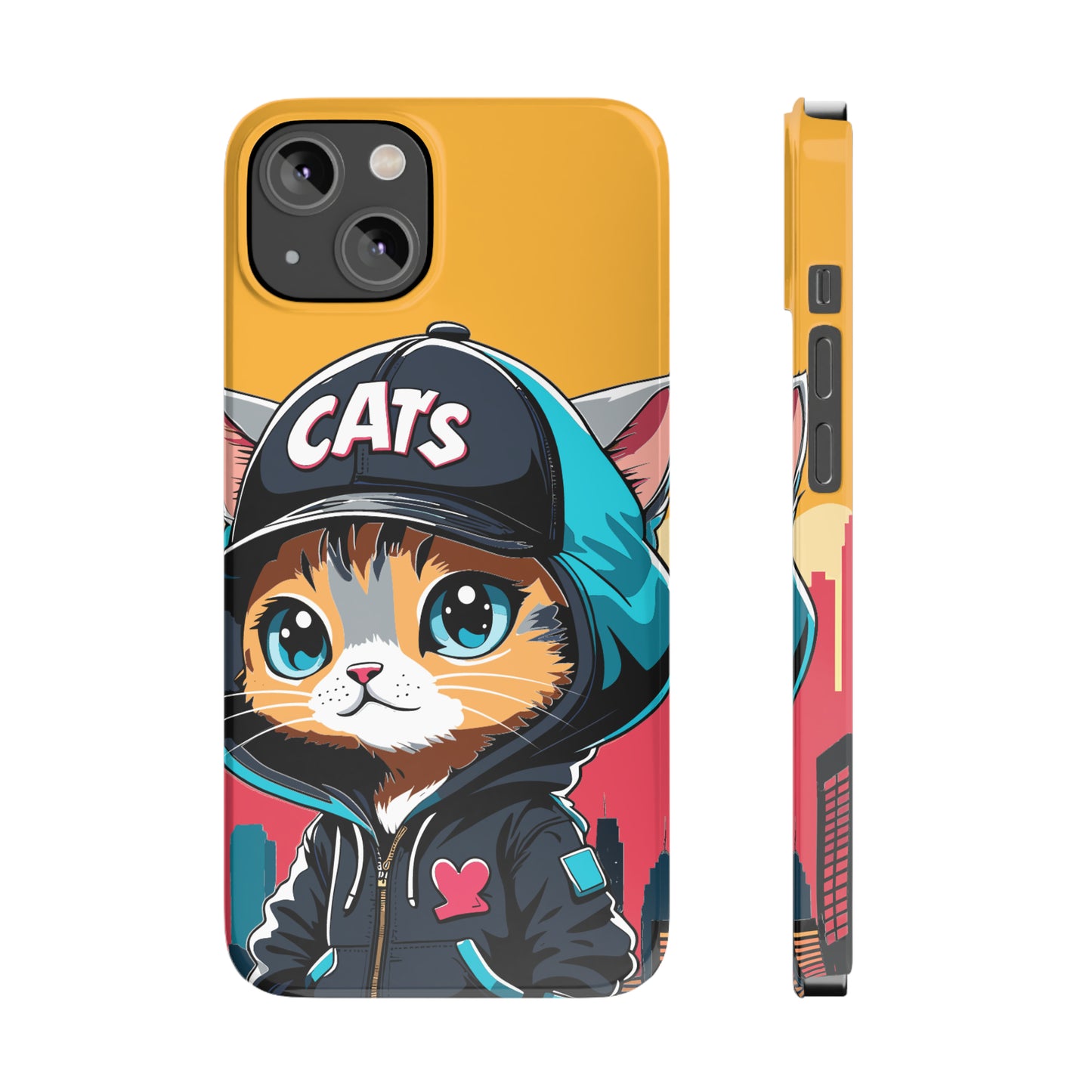 Street Cat Slim iPhone 15-13 Cases