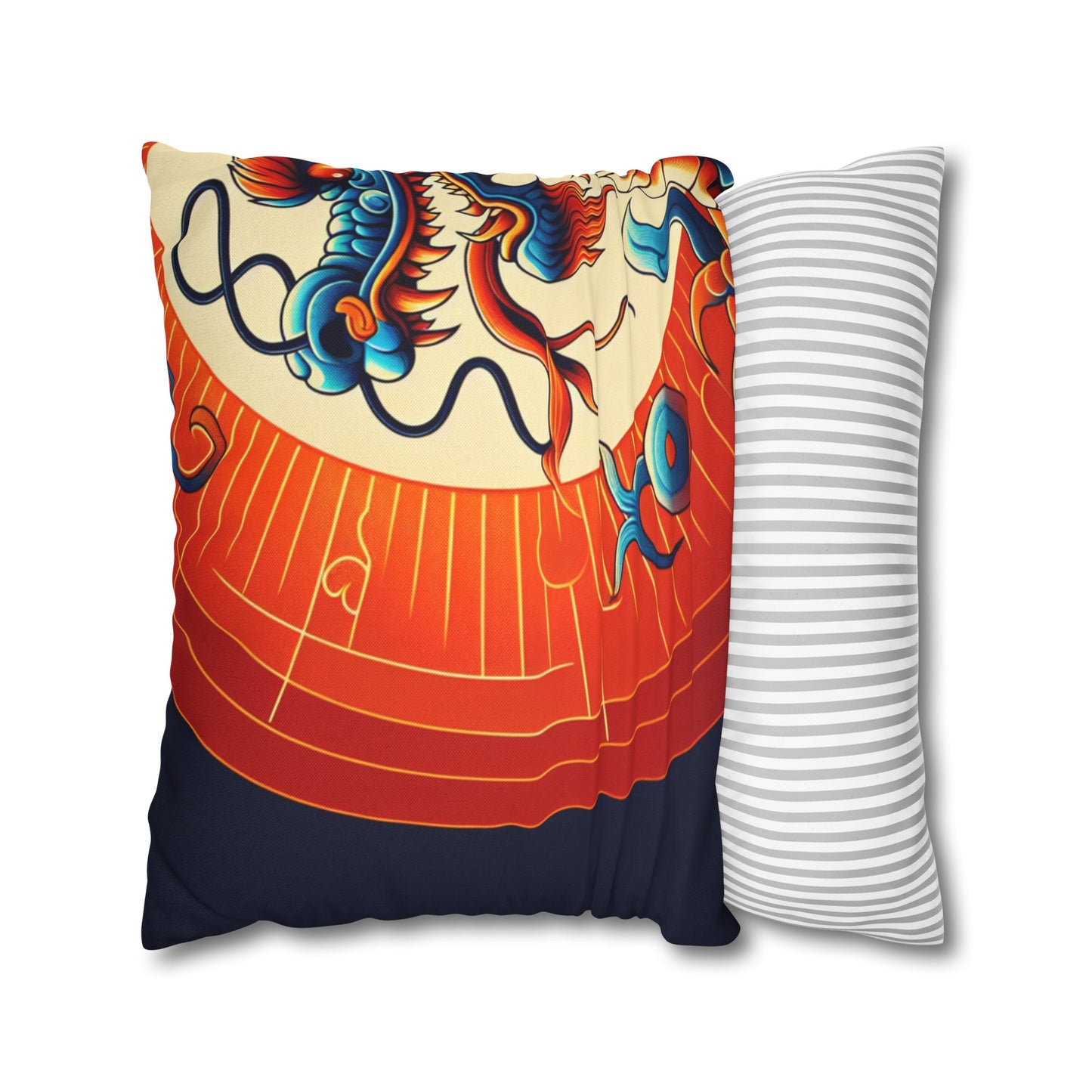 Spun Polyester Square Pillowcase