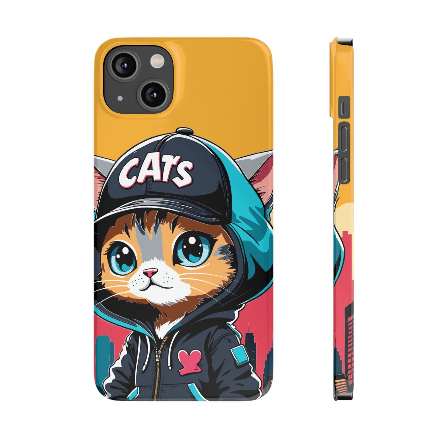 Street Cat Slim iPhone 15-13 Cases