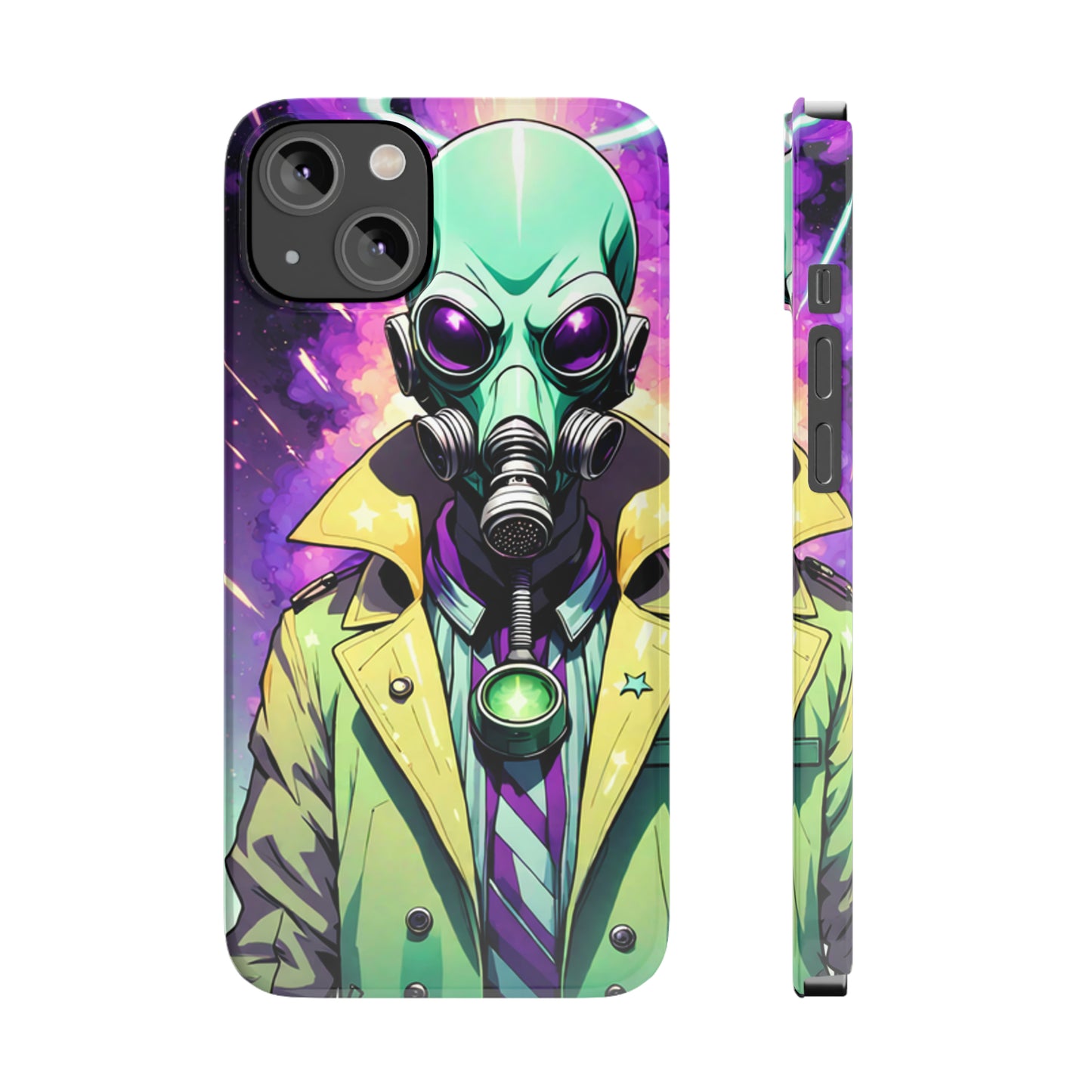 The Alien Inspector iPhone 15 –13 Slim Phone Case
