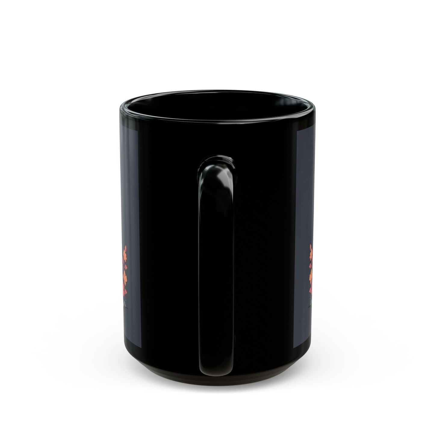 Skeleton Goth Bunny Black Coffee Mug (11oz, 15oz)