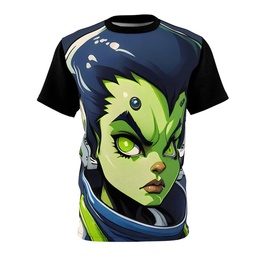 Alien Android Visitor AOP T-Shirt