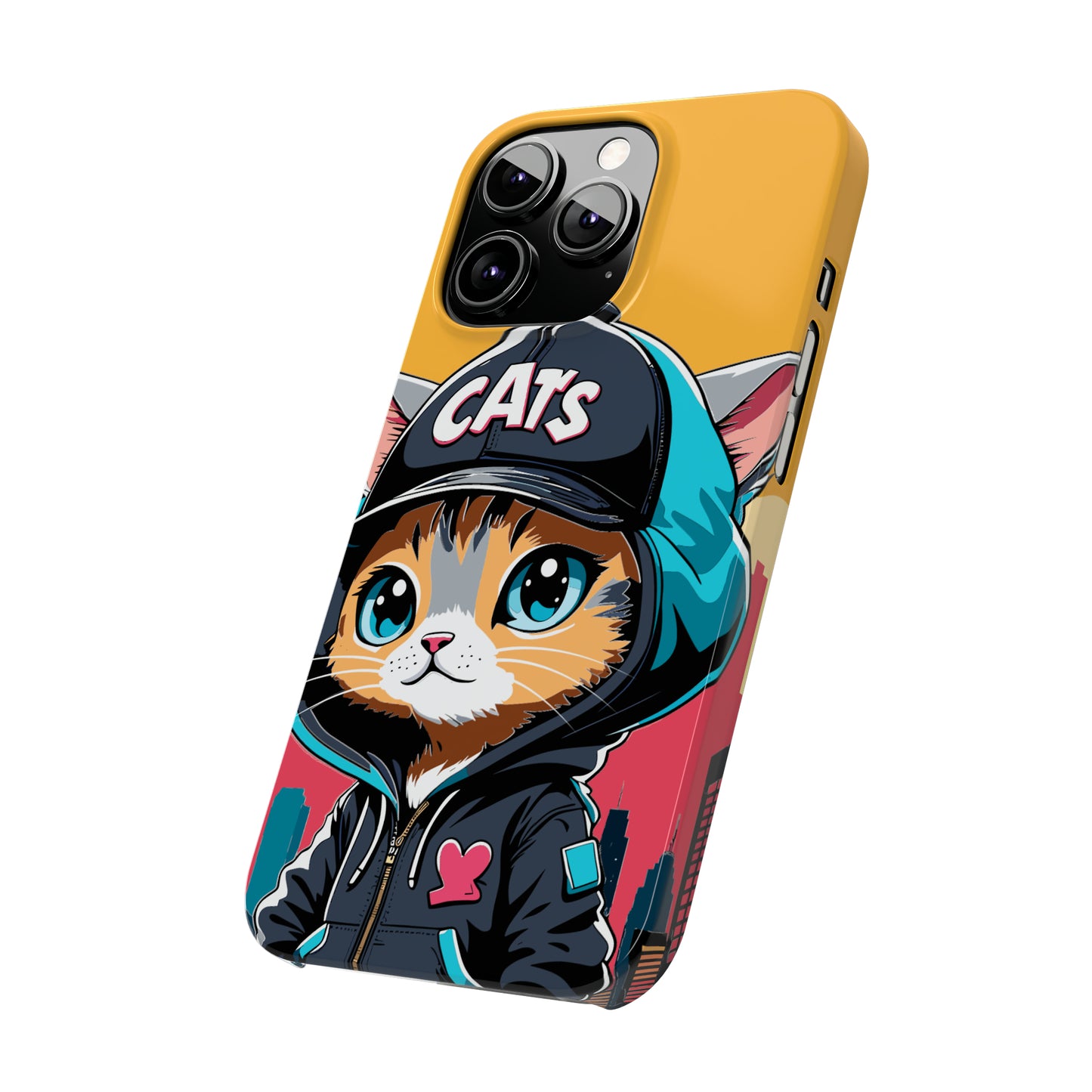 Street Cat Slim iPhone 15-13 Cases