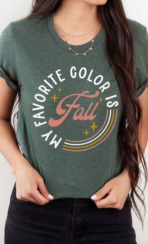 My Favorite Color is Fall PLUS Graphic Tee