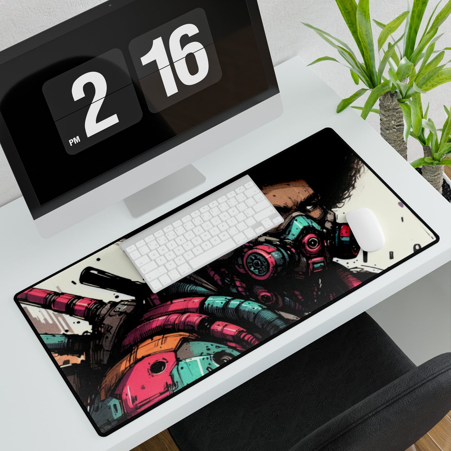 Apocalyptic Warzone Mouse Pad and Desk Mat