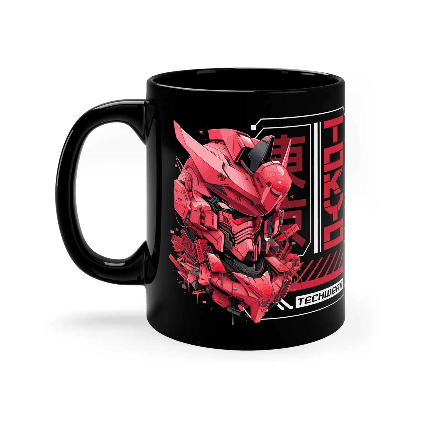 Tokyo Mech 11oz Black Mug