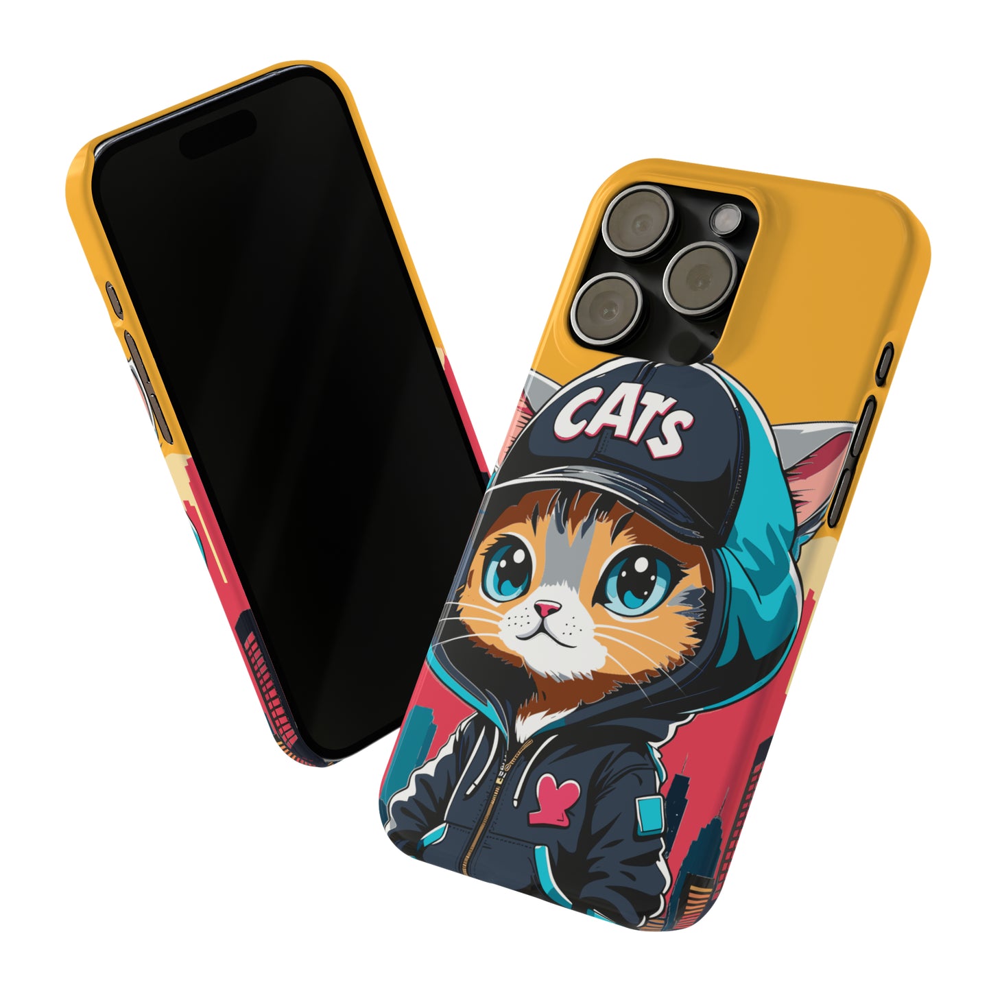 Street Cat Slim iPhone 15-13 Cases