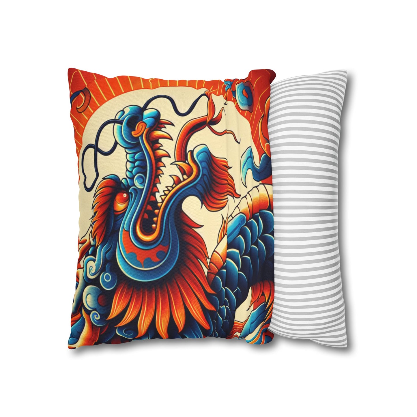 Spun Polyester Square Pillowcase