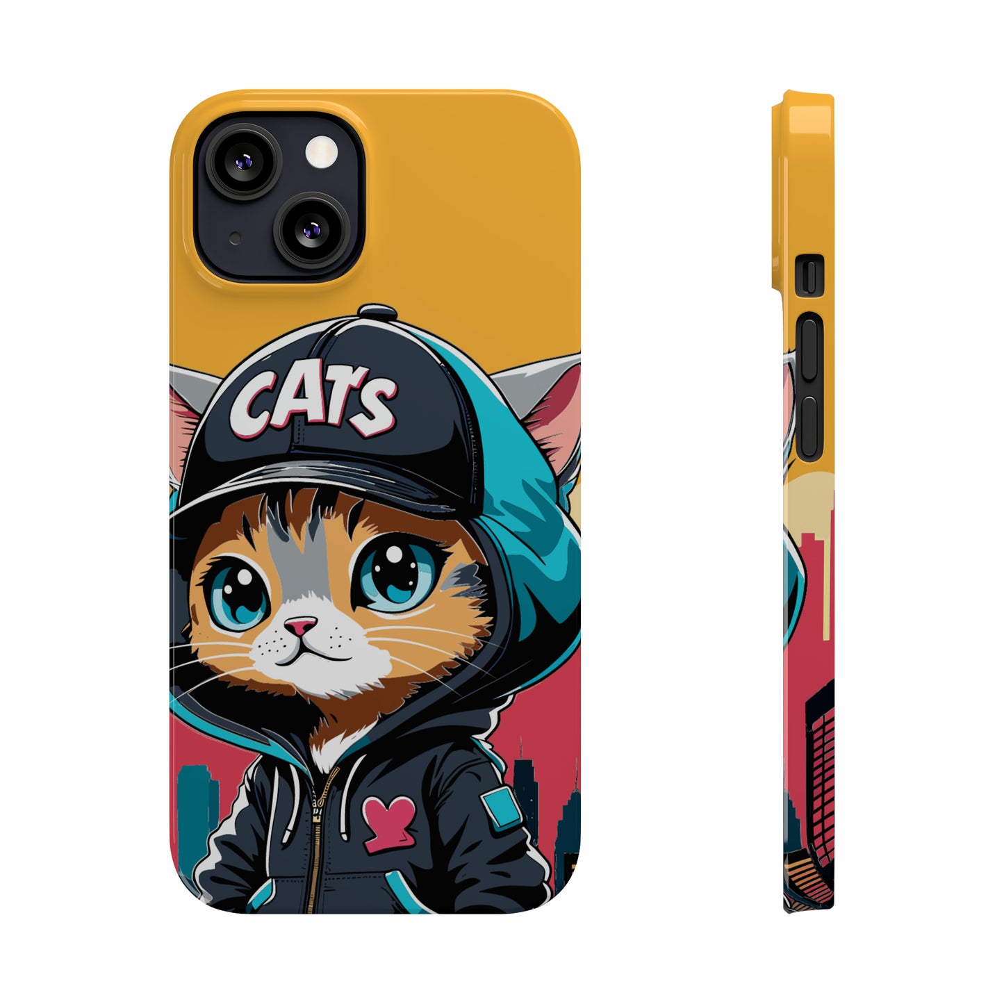 Street Cat Slim iPhone 15-13 Cases