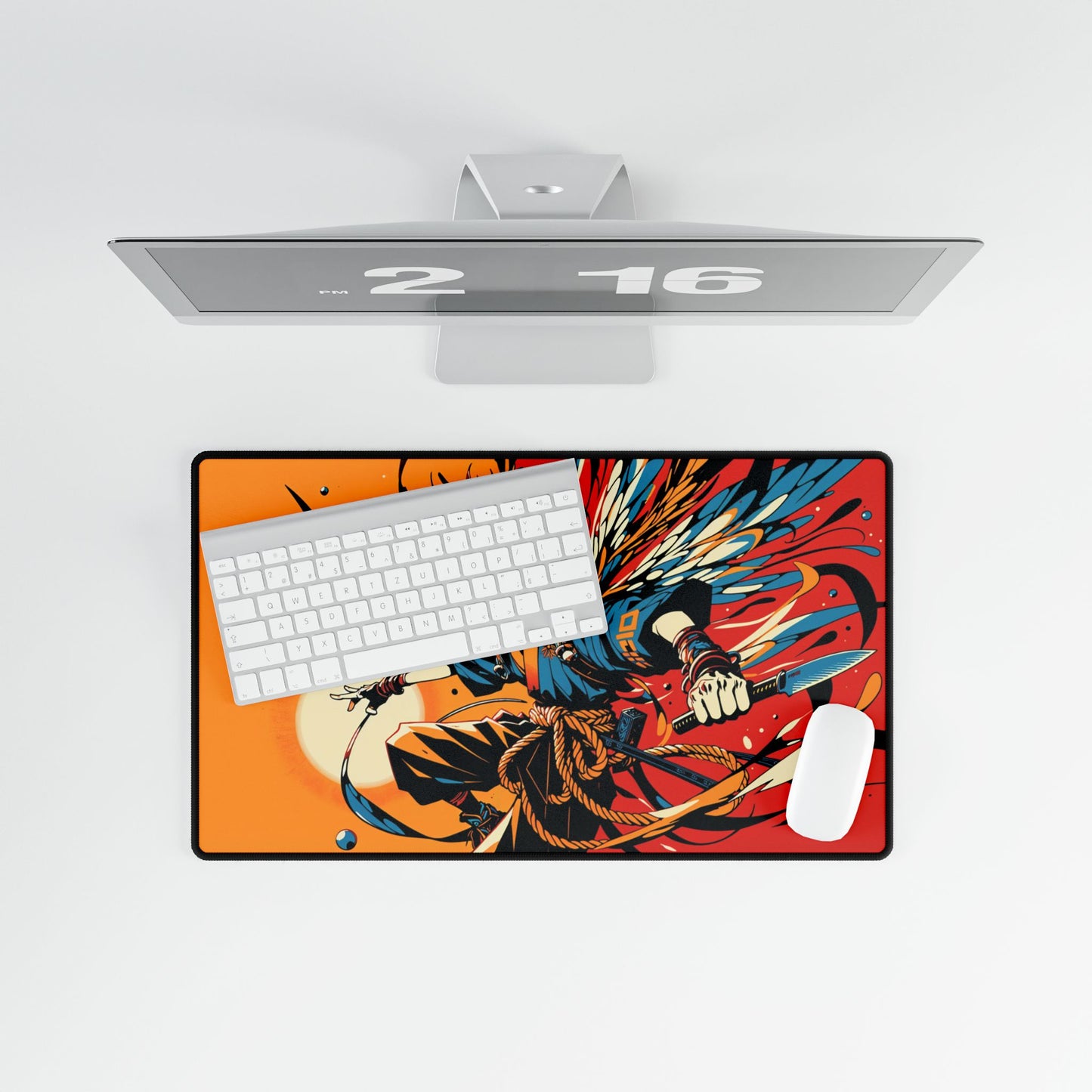 Fierce Fairy Warrior Gaming Mouse Pad Desk Mat
