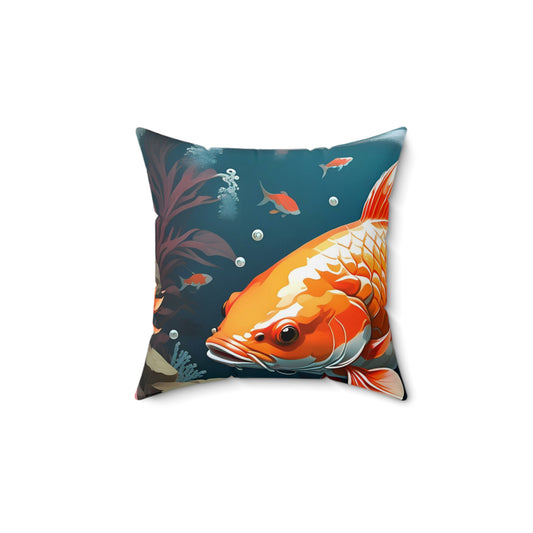 Japanese Koi Fish Pillow