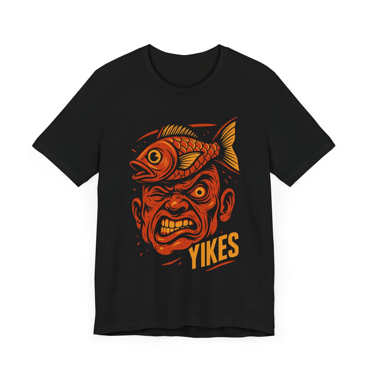 Yikes Fish Face Tee | Funny Graphic T-Shirt Unisex