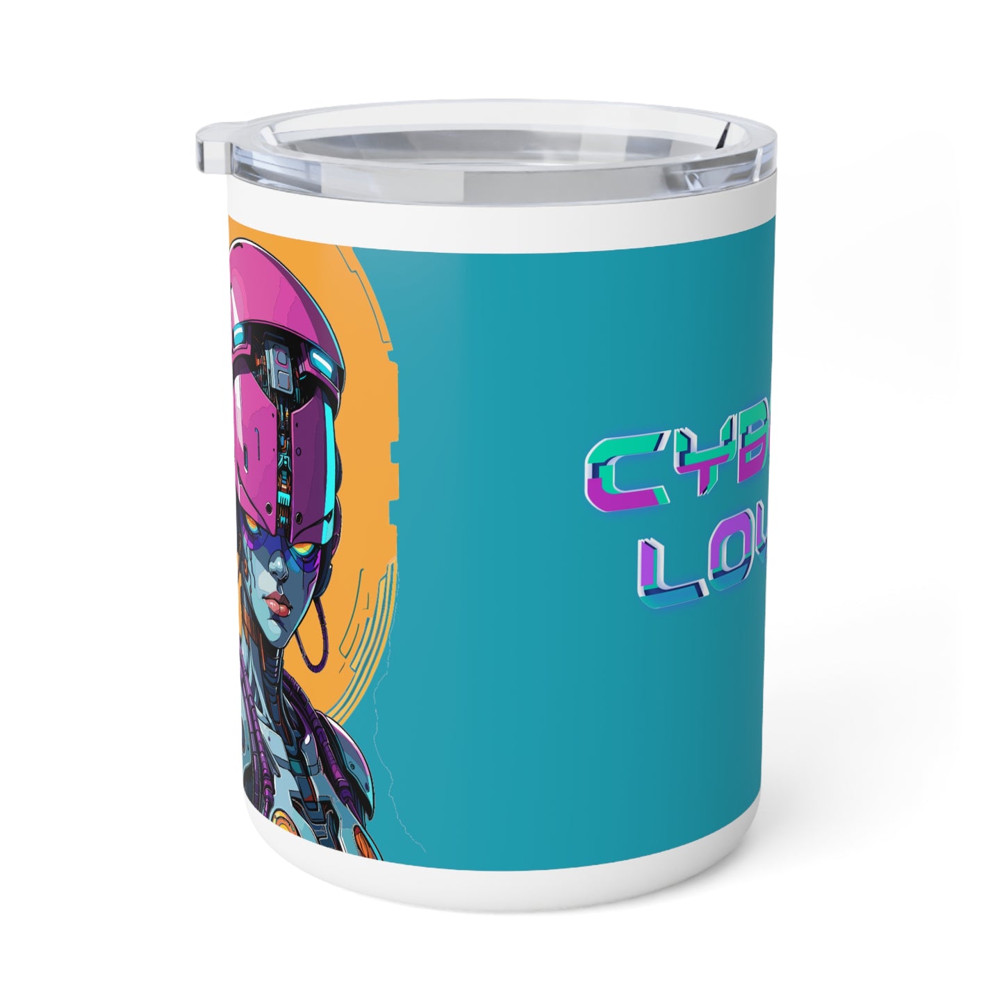 Cyber Love Insulated Coffee Mug, 10oz