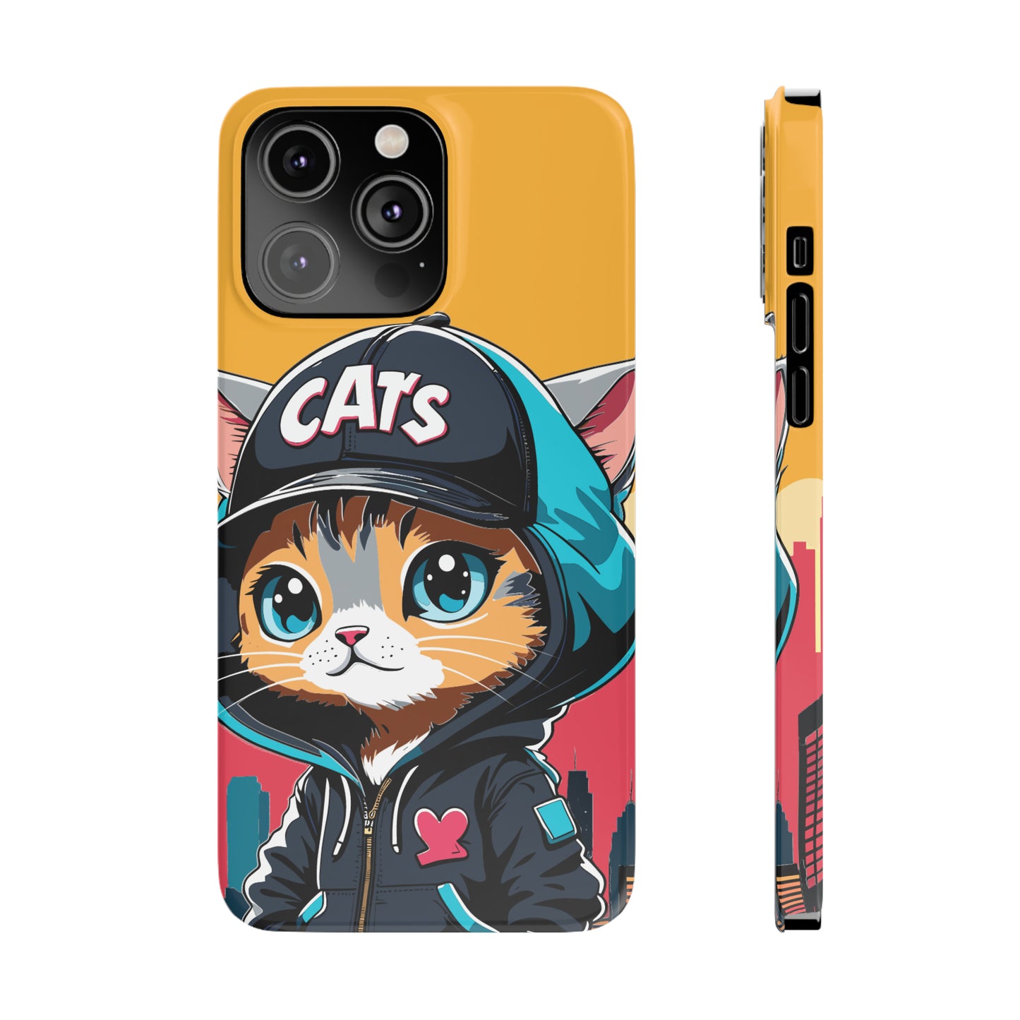 Street Cat Slim iPhone 15-13 Cases