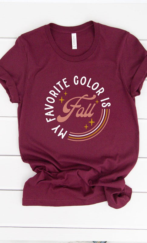 My Favorite Color is Fall PLUS Graphic Tee