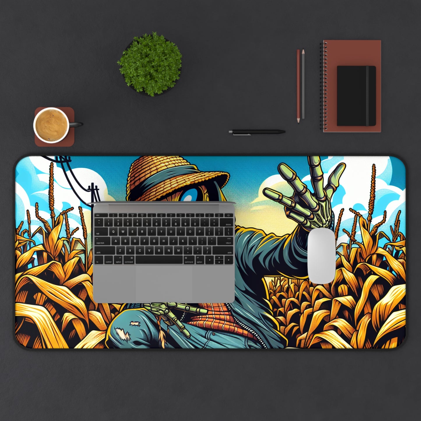 Alien Scarecrow XXL Mousepad Desk Mat