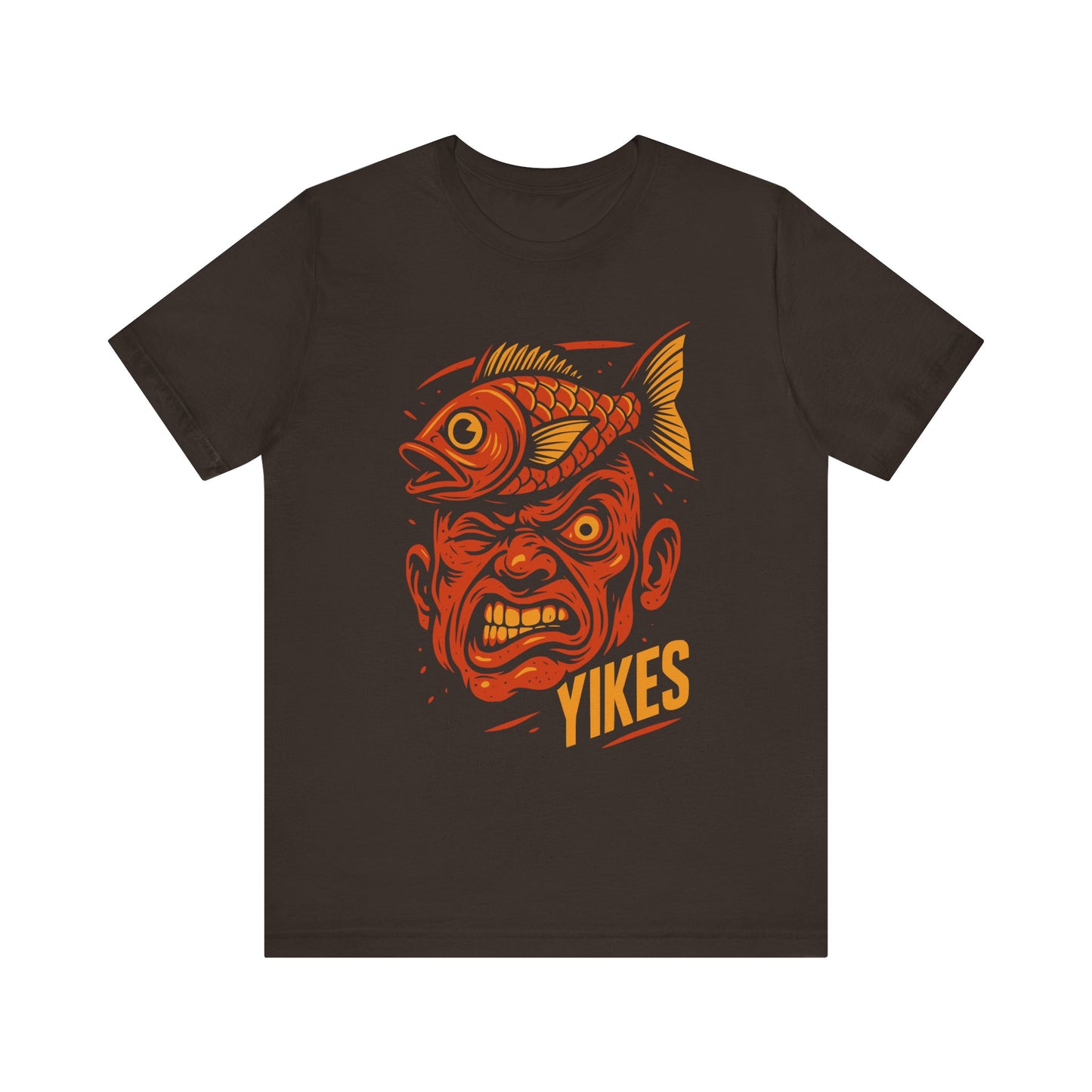 Yikes Fish Face Tee | Funny Graphic T-Shirt Unisex