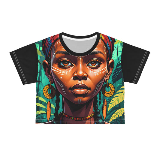 Amazon Crop Tee (AOP)