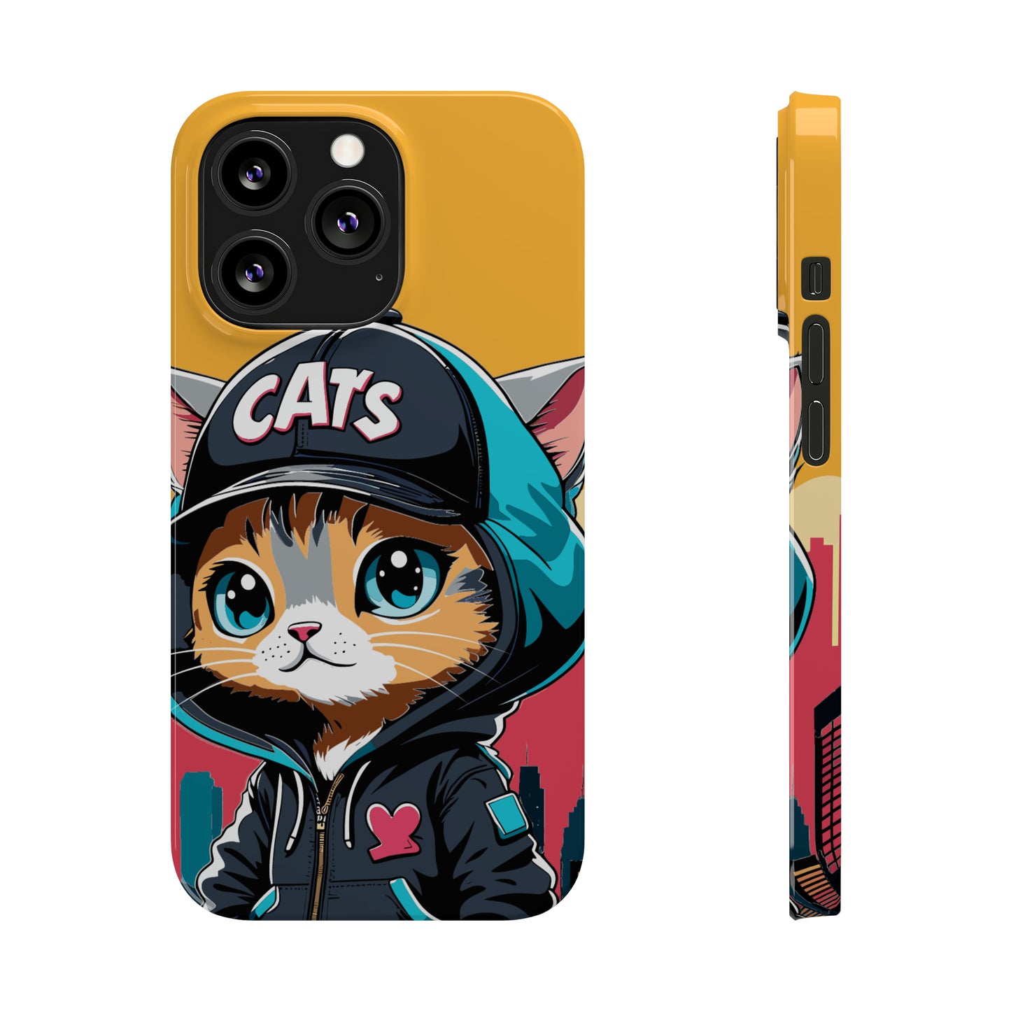 Street Cat Slim iPhone 15-13 Cases