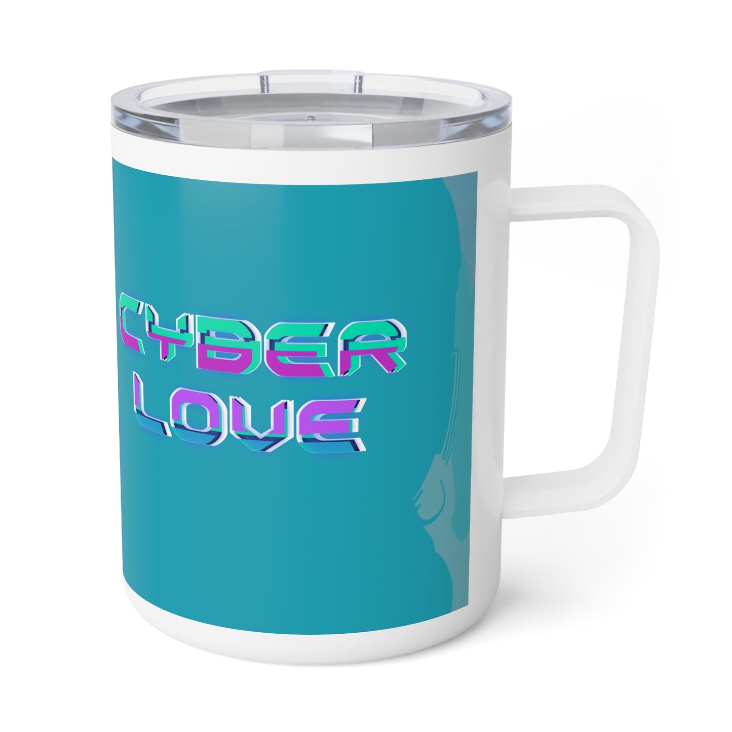 Cyber Love Insulated Coffee Mug, 10oz