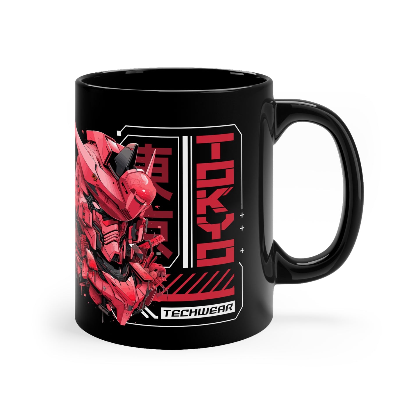 Tokyo Mech 11oz Black Mug