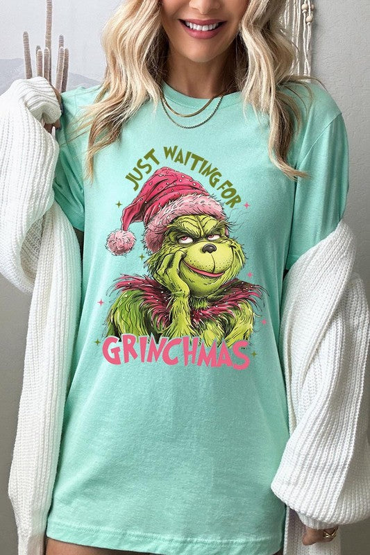 Just Waiting For Grinchmas Graphic Tee