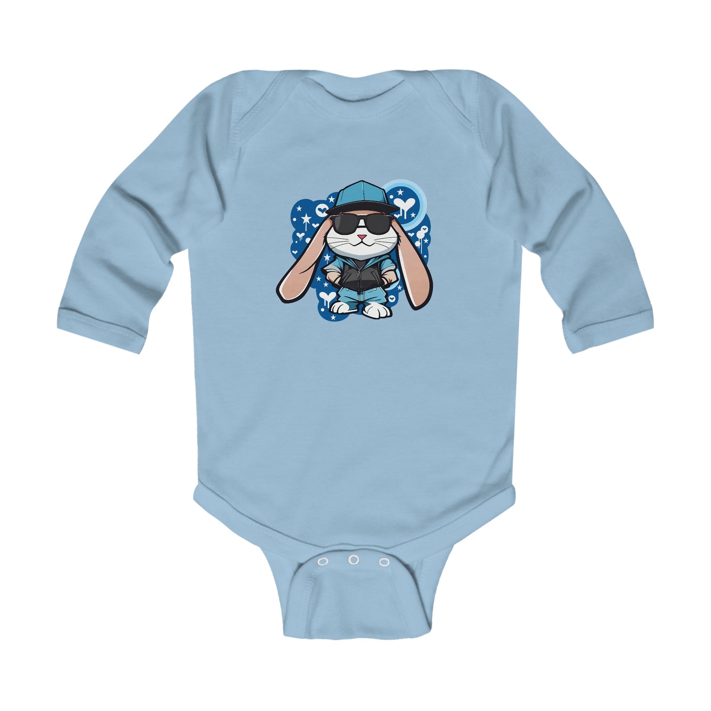 Cool Bunny Infant Long Sleeve Bodysuit