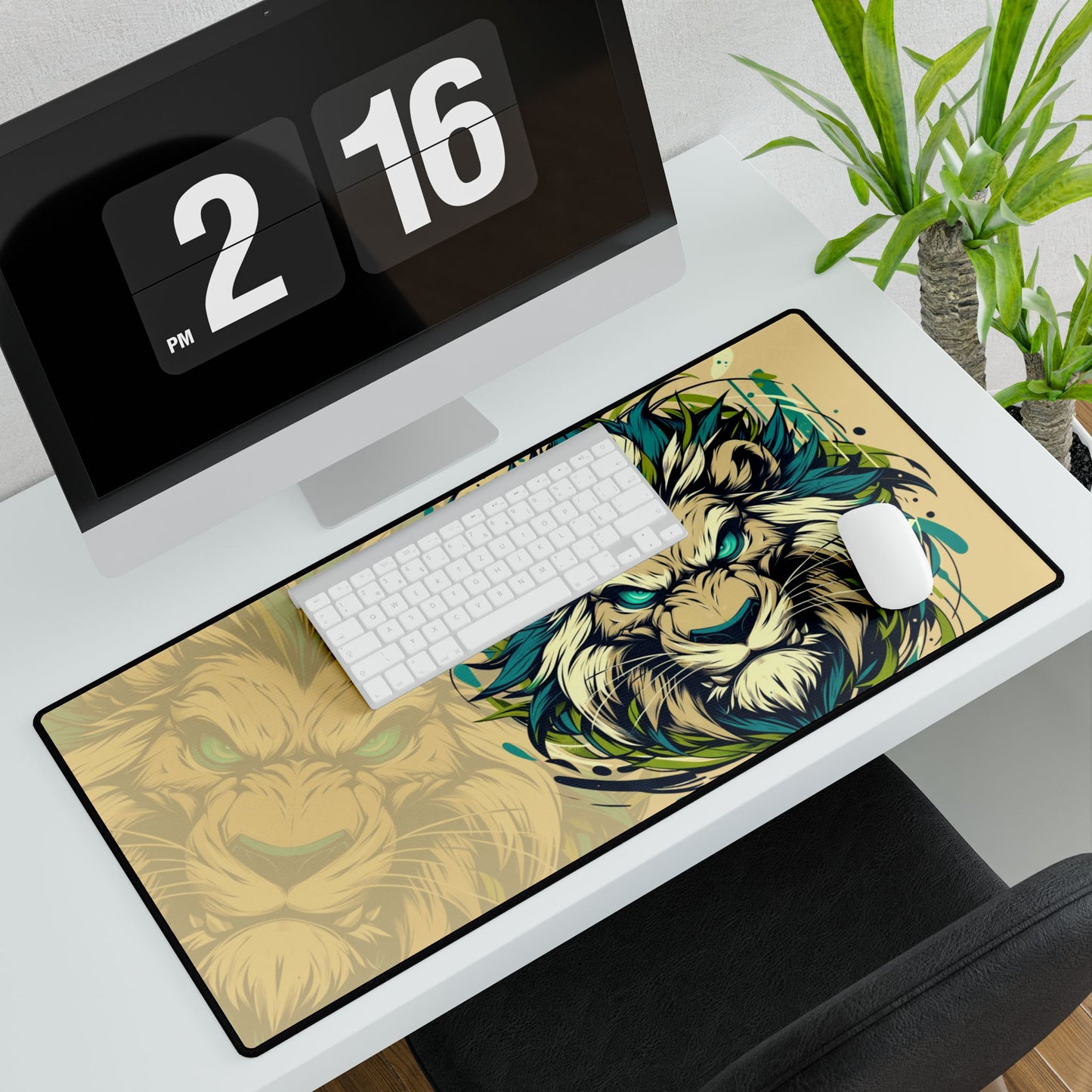 Savage Lion XXL 31.5" Mousepad - Deskmat