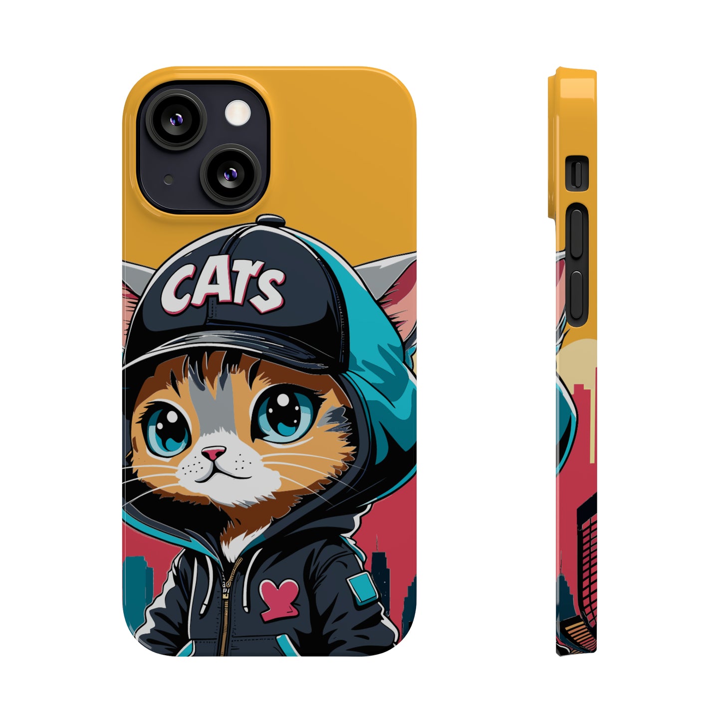Street Cat Slim iPhone 15-13 Cases