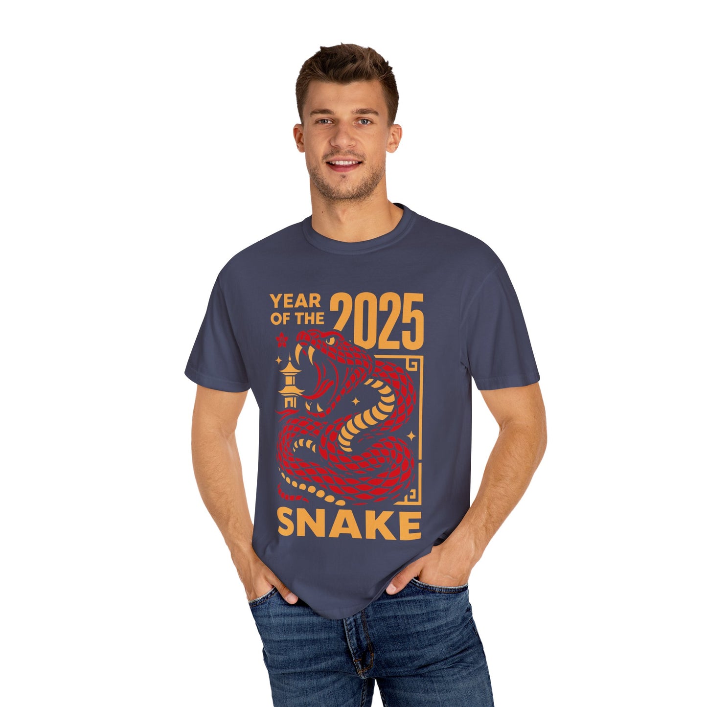 2025 Year of the Snake Unisex T-Shirt - Celebrate Lunar New Year with Style