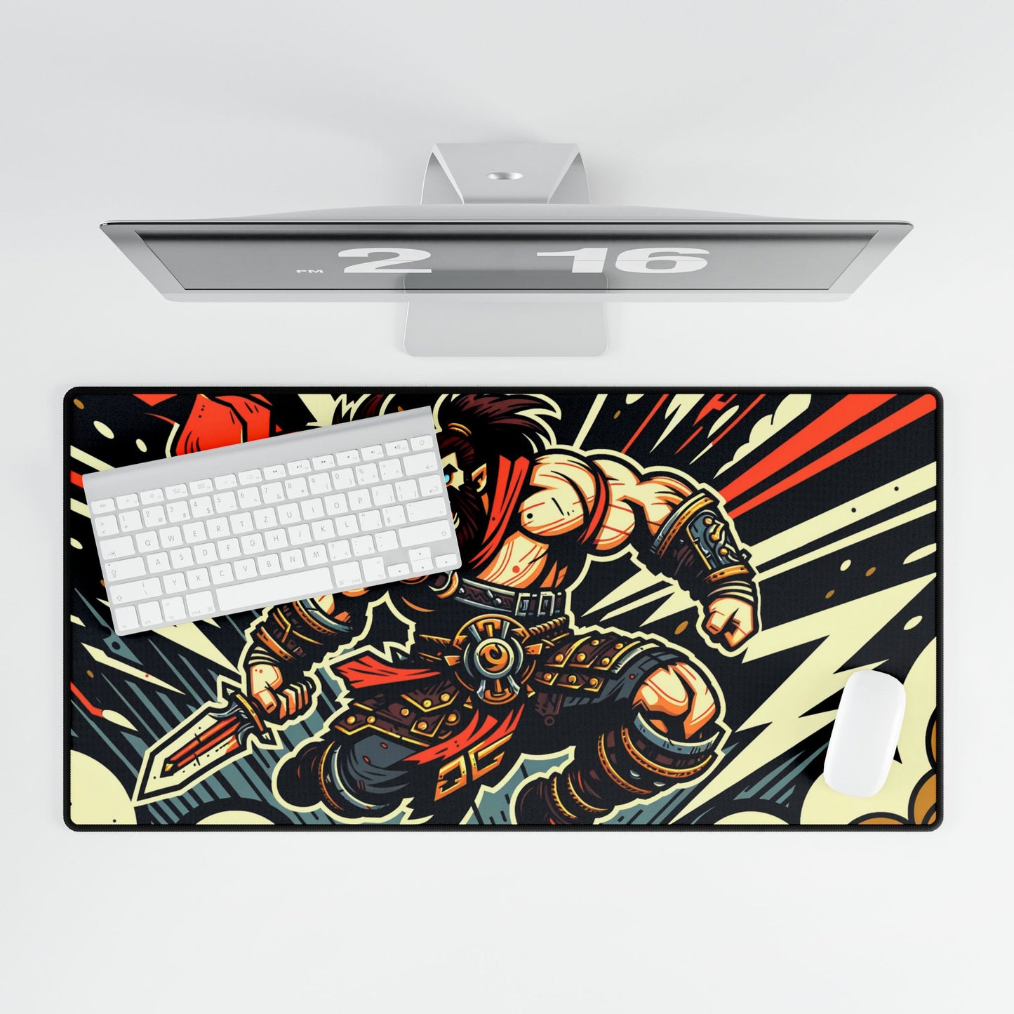 Viking Attack Large Extended Gaming Mouse Pad Desk Mat