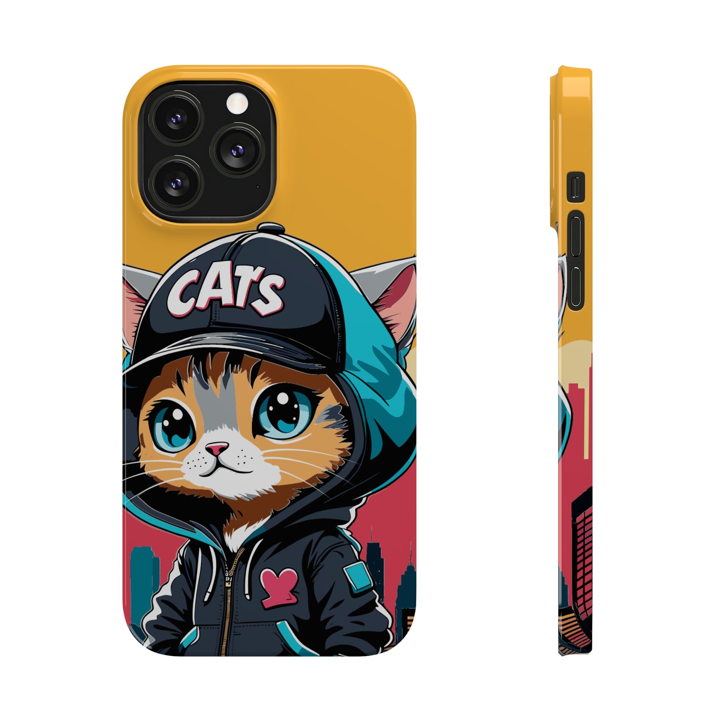 Street Cat Slim iPhone 15-13 Cases