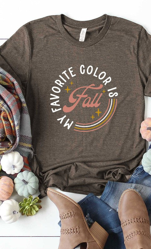 My Favorite Color is Fall PLUS Graphic Tee