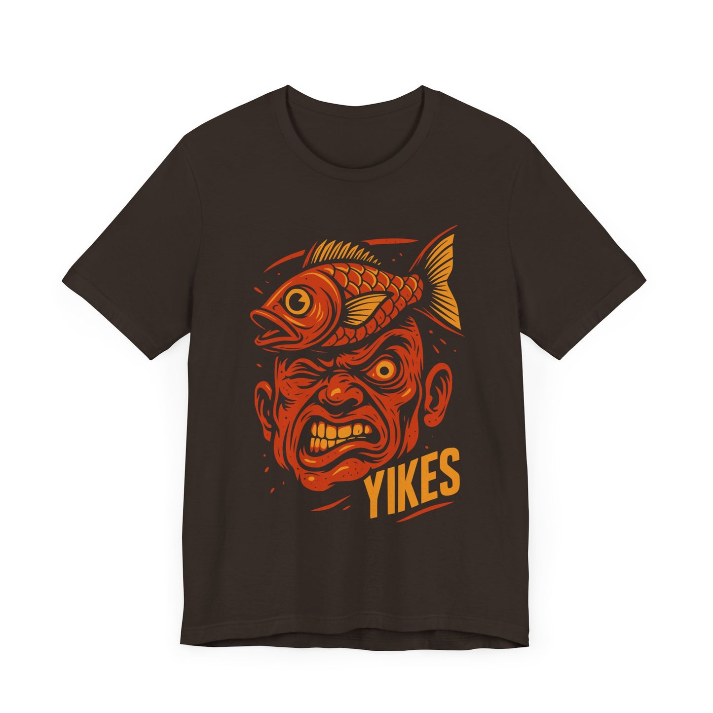 Yikes Fish Face Tee | Funny Graphic T-Shirt Unisex