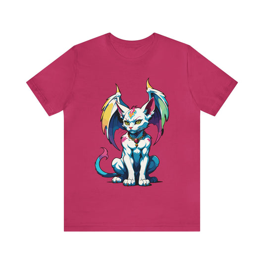 Cat Gargoyle Vibrant Wings T-Shirt