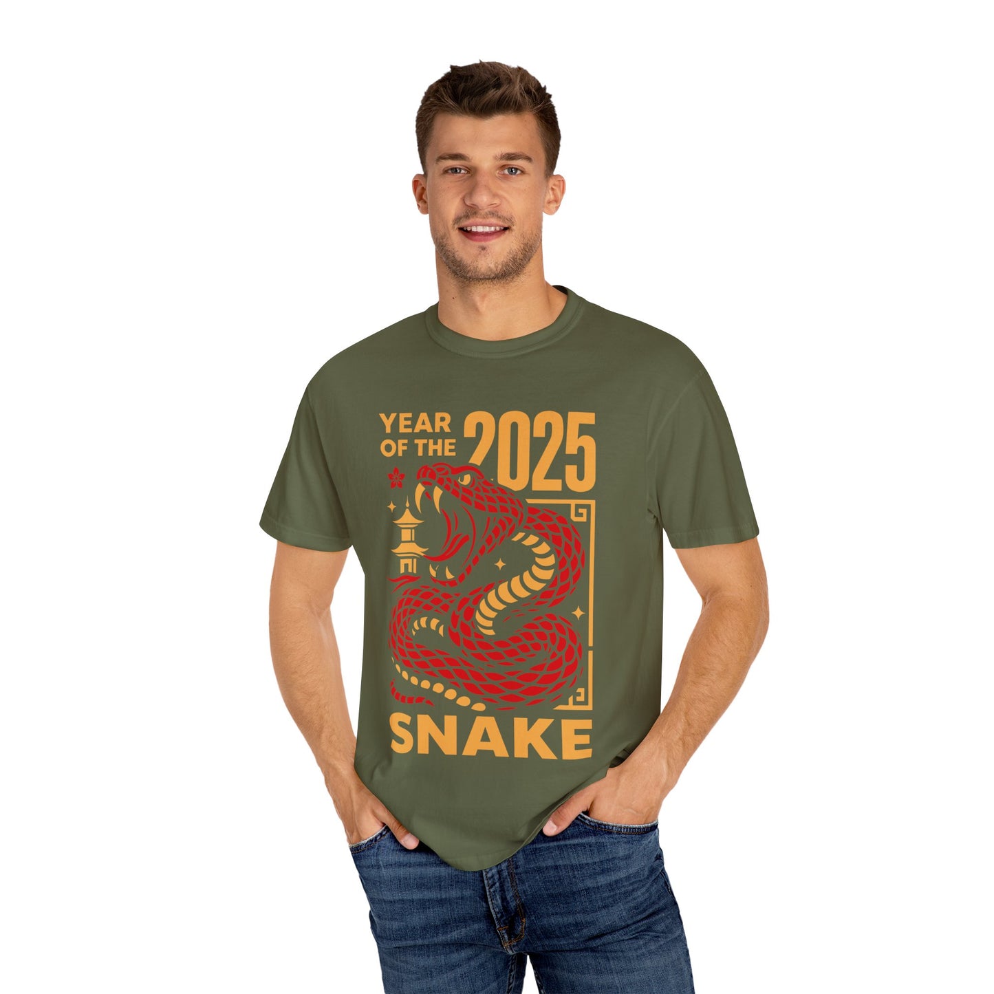 2025 Year of the Snake Unisex T-Shirt - Celebrate Lunar New Year with Style