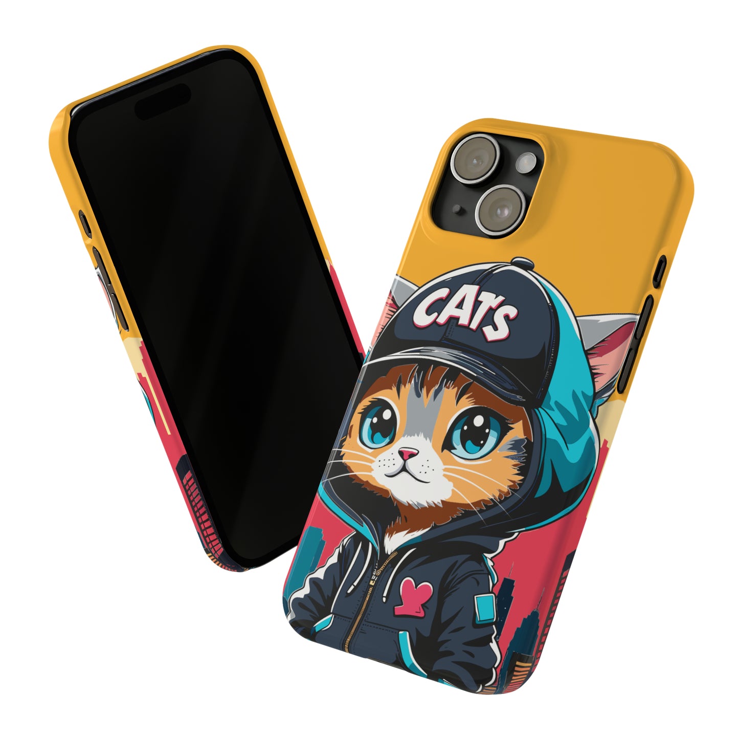 Street Cat Slim iPhone 15-13 Cases