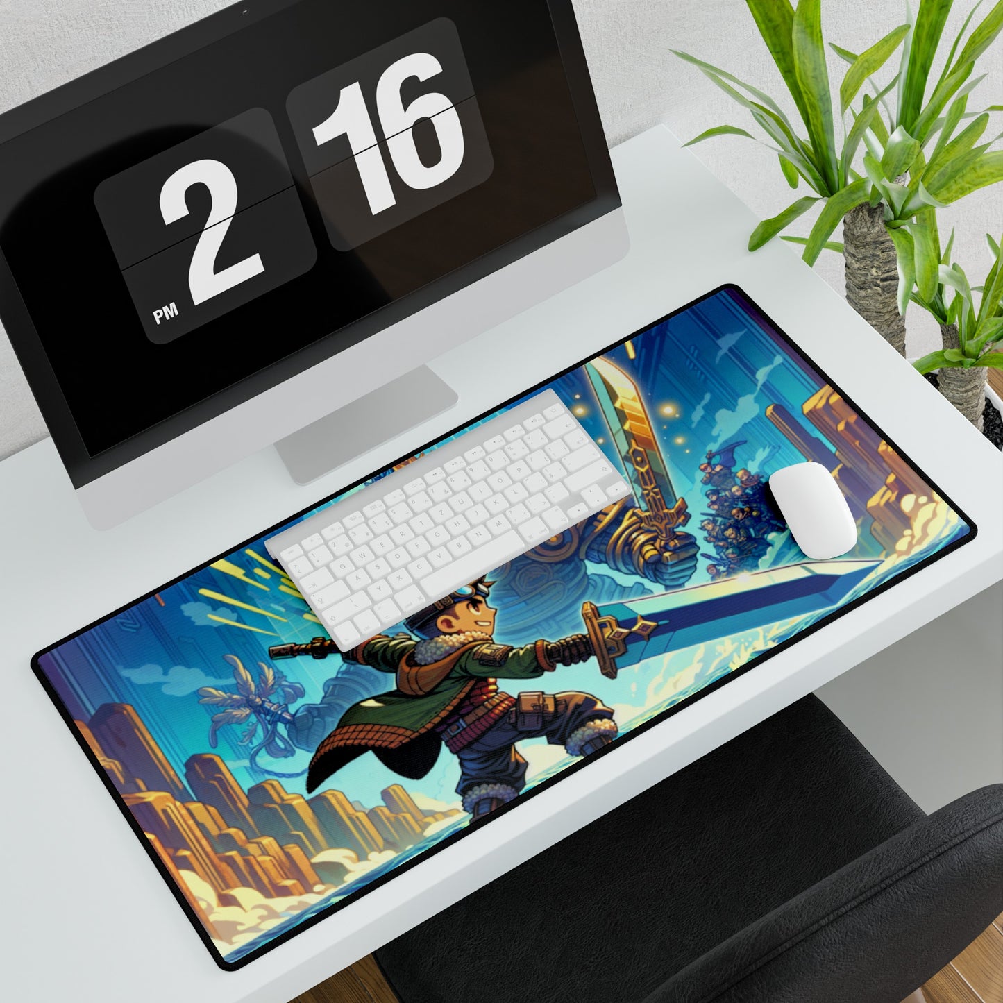 Final Boss Desk Mat XL Mouse Pad