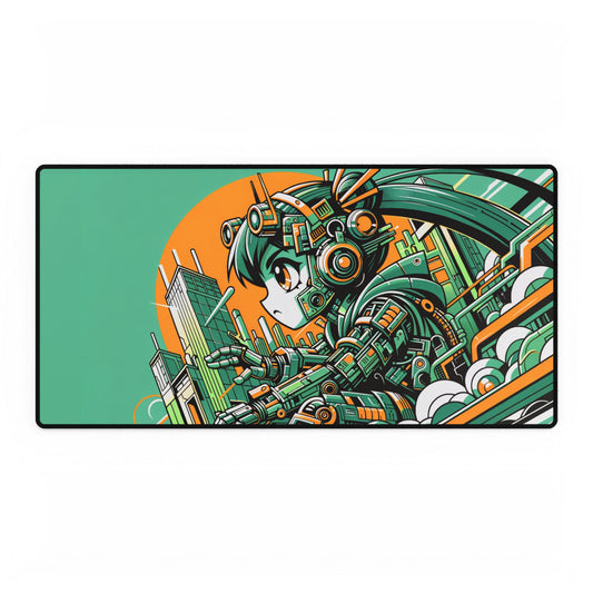 Anime Girl Mech XXL Mousepad Deskmat 31.5"