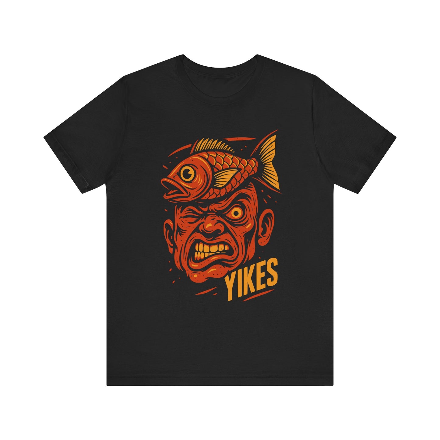Yikes Fish Face Tee | Funny Graphic T-Shirt Unisex
