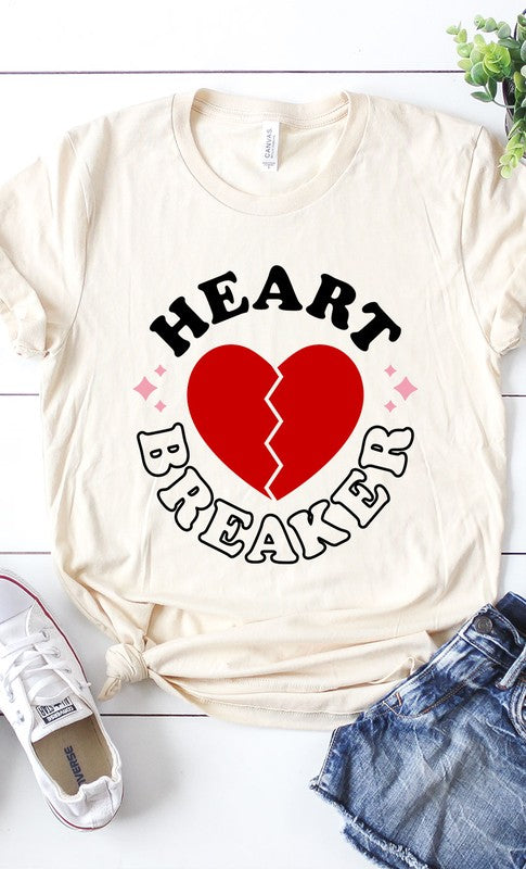 Retro Heart Breaker Graphic Tee PLUS