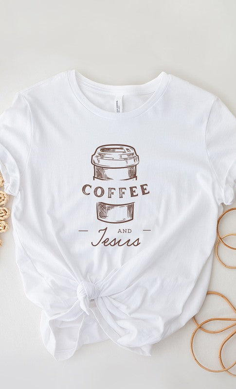 Coffee and Jesus Graphic Tee